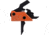 Mimtac Drastic AR-9 9mm PCC Drop-in Touch Trigger, Orange, Small, DR9-ORG-01