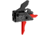 Mimtac Drastic AR-9 Drop-in Trigger, Red, DR9-RED-2