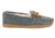 Minnetonka Sheepskin Hardsole Moc Slippers - Womens, Grey, 11, 3345-039-11
