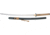 Miscellaneous Handmade Katana,26.875in,Carbon Steel Blade,Imitation Rayskin Handle Tan Cord Wrap M3278