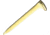 Miscellaneous Railroad Spike Gold Knife, 6.5 overall, A0023G GOLDEN