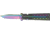 Miscellaneous Rainbow Assisted Opening Folding Knife,4.875in closed,Assisted Opening Blade,Black Composition Handle M3726