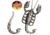 Miscellaneous Scorpion Neck Fixed Blade Knife,Scorpion Tail Handle M3390