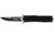 Miscellaneous Speed 2 Tone Folding Knife,3.375in,Drop Point Blade,Black Textured Alum Handle M961
