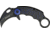 Miscellaneous Speed Assisted Karambit Folding Knife,2.25in,Black Coated Stainless Blade,Alum Handles With Black Overlay/Blue Disk Trim M4088