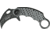Miscellaneous Speed Assisted Karambit Folding Knife,2.25in,Black Coated Stainless Blade,Alum Handles With Light Black Overlay/Black Disck Trim M4092