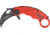 Miscellaneous Speed Assisted Karambit Folding Knife,2.25in,Black Coated Stainless Blade,Red Anodized Alum Handle/Black Trim M4087