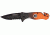 Miscellaneous Speed Assisted Two Tone Folding Knife,3.25in,Drop Point Blade,Black And Orange Anodized Alum Handle M3893