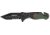 Miscellaneous Speed Assisted Two Tone Folding Knife,3.25in,Tanto Blade,Black And Hunter Green Anodized Alum Handle M3896