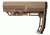Mission First Tactical Battlelink Minimalist Stock Military For Mil Spec Size 1.148 Diameter Receiver Extensions Scorched Dark Earth