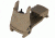 Mission First Tactical Back Up Polymer Flip Up Front Sight With Windage Adjustment Scorched Dark Earth