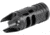 Mission First Tactical Evolv AR15 Muzzle Device 1, w/pre drilled tapping hole, Black, E2ARMD1RSC