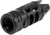 Mission First Tactical Evolv AR15 Muzzle Device 1, w/pre drilled tapping hole, Black, E2ARMD1RSC