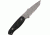 Mission MBK-Ti Hybrid Fixed Blade Knife,4in,Partially Serrated Tanto/Spear Point Blade,Black G-10 Onlay Handle MS0387PS