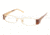 Miu Miu Eyeglass Frames MU64EV, White Gold Frame, 52mm Lens Diameter