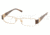 Miu Miu Eyeglasses MU65EV with No-Line Progressive Rx Prescription Lenses 1BK1O1-5116 - Matte Gold 