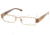 Miu Miu MU65EV Progressive Eyeglasses, Bronze Frame / 49 mm Prescription Lenses, 7FS1O1 4916