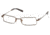 Miu Miu Eyeglasses MU55EV with No-Line Progressive Rx Prescription Lenses 7OI1O1-4916 - Dark Brown 