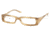 Miu Miu Eyeglasses MU05EV with No-Line Progressive Rx Prescription Lenses, Select Frame Color / Lens Diameter Honey Frame / 50 mm Prescription Lenses