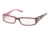 Miu Miu MU 15EV Eyeglasses Styles Raspberry-Pink Frame w/Non-Rx 49 mm Diameter Lenses, 7O91O1-4916