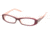 Miu Miu MU 20FV Eyeglasses Styles Red-White/Powder Frame w/Non-Rx 51 mm Diameter Lenses, 7UO1O1-5114