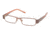 Miu Miu MU 51GV Eyeglasses, Brown Gradient Frame w/NonRx 49 mm Diameter Lenses, ZWU1O1 4916
