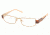 Miu Miu MU63FV SV Prescription Eyeglasses - Shiny Brass Demo Lens Frame / 50 mm Prescription Lenses, 7OE1O1-5016