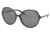 Miu Miu MU13LS Sunglasses 1AB1A1-5917 - Gloss Black Gray