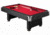 Mizerak 8' Donovan II - Slate Billiard Table, Black w/ Red Table Cover P5223W1