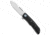 Mkm MKM Terzuola Clap Liner Lock Knife Black G-10 3" Satin LS01-G BK, Black, Bohler M390, adult, BHQ-87982