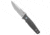 Mkm MKM Terzuola TPF Defense MagnaCut Fixed Blade Knife Carbon Fiber 3.3" SW, Black, CPM MagnaCut, adult, BHQ-192036