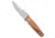 Mkm MKM Terzuola TPF Defense MagnaCut Fixed Blade Knife Santos Wood 3.8" SW, Brown, CPM MagnaCut, adult, BHQ-192038