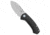 Mkm MKM Voxnaes Colvera Frame Lock Knife Black G-10 2.91" Stonewash, Black, Bohler M390, adult, BHQ-100496