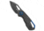 Mkm MKM Voxnaes Isonzo Clip Point Liner Lock Knife Black FRN 2.25" Black, Black, Bohler N690, adult, BHQ-100469