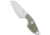 Mkm MKM Voxnaes Mikro 2 Fixed Blade Knife Green Canvas Micarta 2" SW MR02-GC, Green, Bohler M390, adult, BHQ-121219