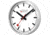 Mondaine Offical Swiss 40cm Railway Wall Clock, Silver, 25cm, A995.CLOCK.16SBB
