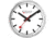 Mondaine Wall 25cm Clock, Silver, 25cm, A990.CLOCK.16SBB