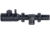 Monstrum 1-4x20 Rifle Scope with Rangefinder Reticle and Medium Profile Scope Rings, Black, S1420-R-RG