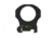 Monstrum 1in Precision Picatinny Scope Rings w/Level Bubble, 1in, Black, SR-1LB-P100