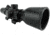 Monstrum 3-12x42 AO Rifle Scope with Illuminated Mil-Dot Reticle and Offset Reversible Scope Rings, Black, S31242-R-RGAO-V2