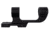 Monstrum H-Series Cantilever Lightweight Offset Picatinny Scope Mount, 1 in, Black, MH253-B