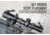 Monstrum Offset Picatinny Scope Mount w/45 Degree Venom Footprint Micro Red Dot, 30mm, Black, ZS311-B
