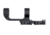 Monstrum Slim Profile Series Offset Dual Ring Picatinny Scope Mount w/ Quick Release, Black, 1in ZR252-Q-B