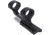 Monstrum Slim Profile Series Offset Picatinny Scope Mount w/Integrated Level, 1 in, Black, ZR251-L-B