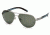 Mont Blanc MB401S Sunglasses - Shiny Light Ruthenium Frame Color, Green Lens Color