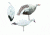 snow goose combo decoy, white
