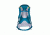 Montane Featherlite 30 Pack-Zanskar Blue/Wild Lime-S/M