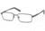 Montblanc MB0340 Eyeglass Frames - Shiny Gun Metal Frame Color