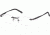 Montblanc MB0349 Eyeglass Frames - Shiny Gun Metal Frame Color