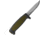 Morakniv Basic 511/Green Knife, 8in Overall, 3.5in Carbon Steel Blade, Black/Green Synthetic Handle, Black Molded Plastic Sheath, M-13249
